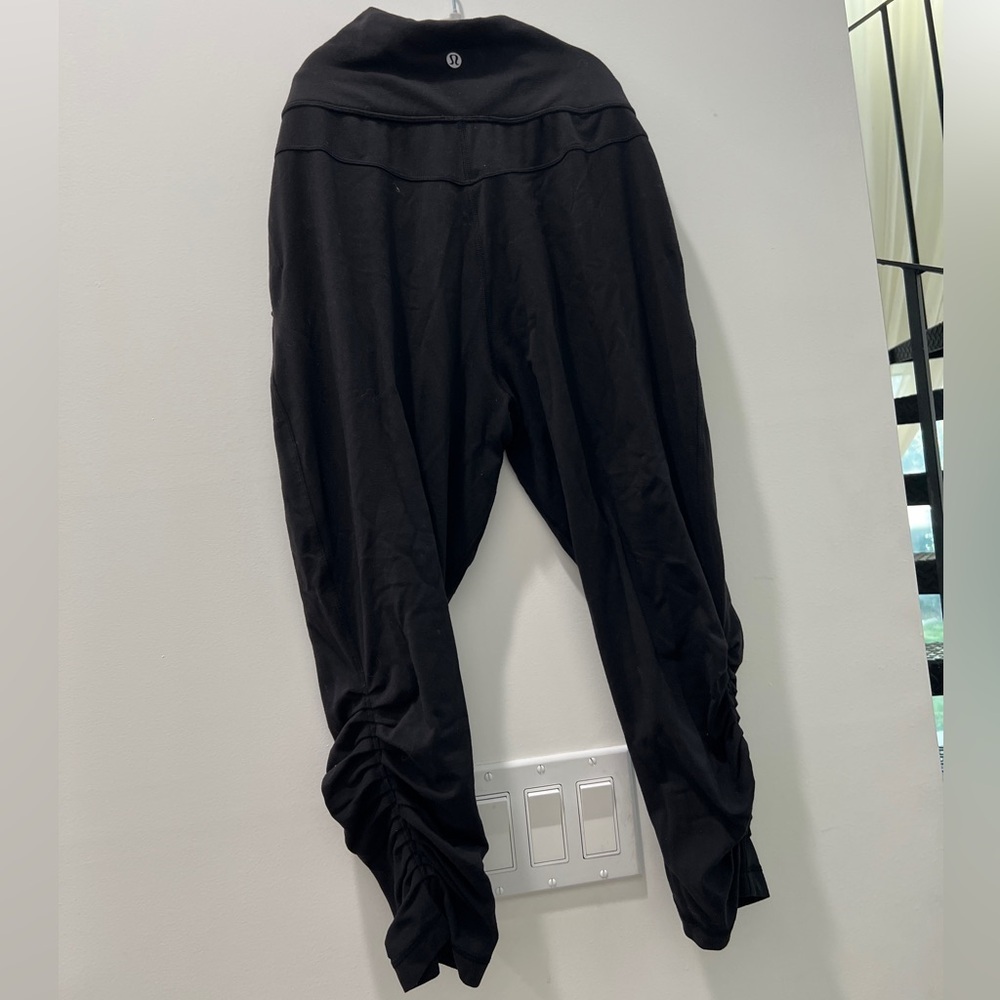 Lululemon 4 Black Pants jogger high waist - wash wear - Picture 2 of 8